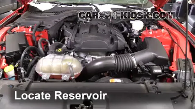 2015 Ford Mustang EcoBoost 2.3L 4 Cyl. Turbo Liquide essuie-glace Ajouter du liquide